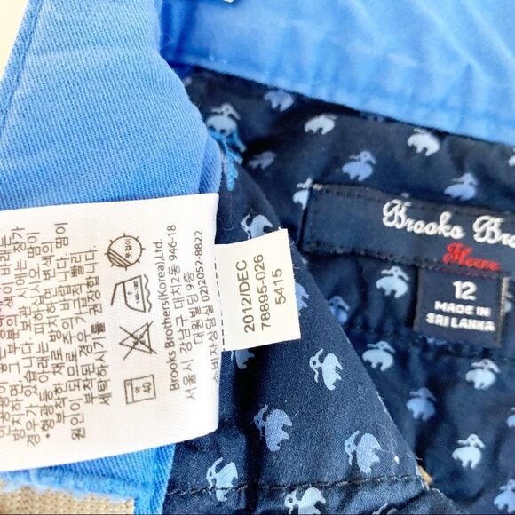 Brooks Brother Boys Washed Chinos Sz 12.‎ - Picture 7 of 7